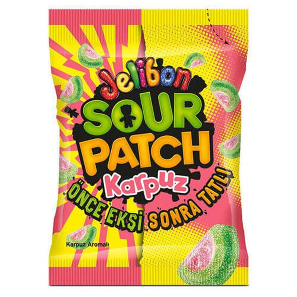 Kent Jelibon Sourpatch Karpuz 80 Gr