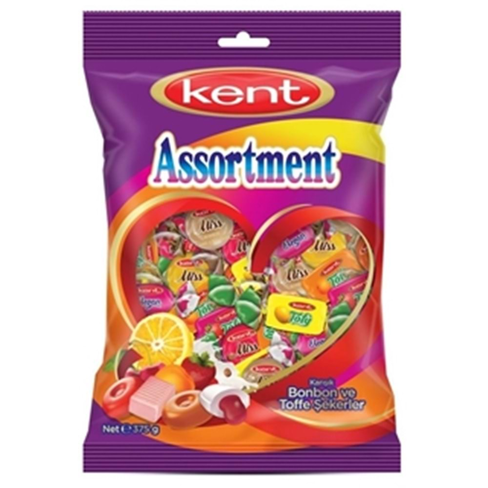 Kent Assortment Tofy ve Miss Karışık Şeker 375 Gr