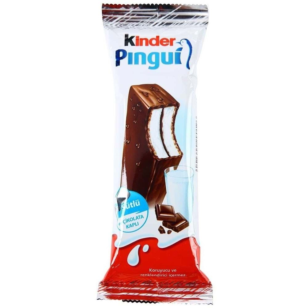 Kinder Pingui Kek Süt Çikolata Kaplı 30 Gr