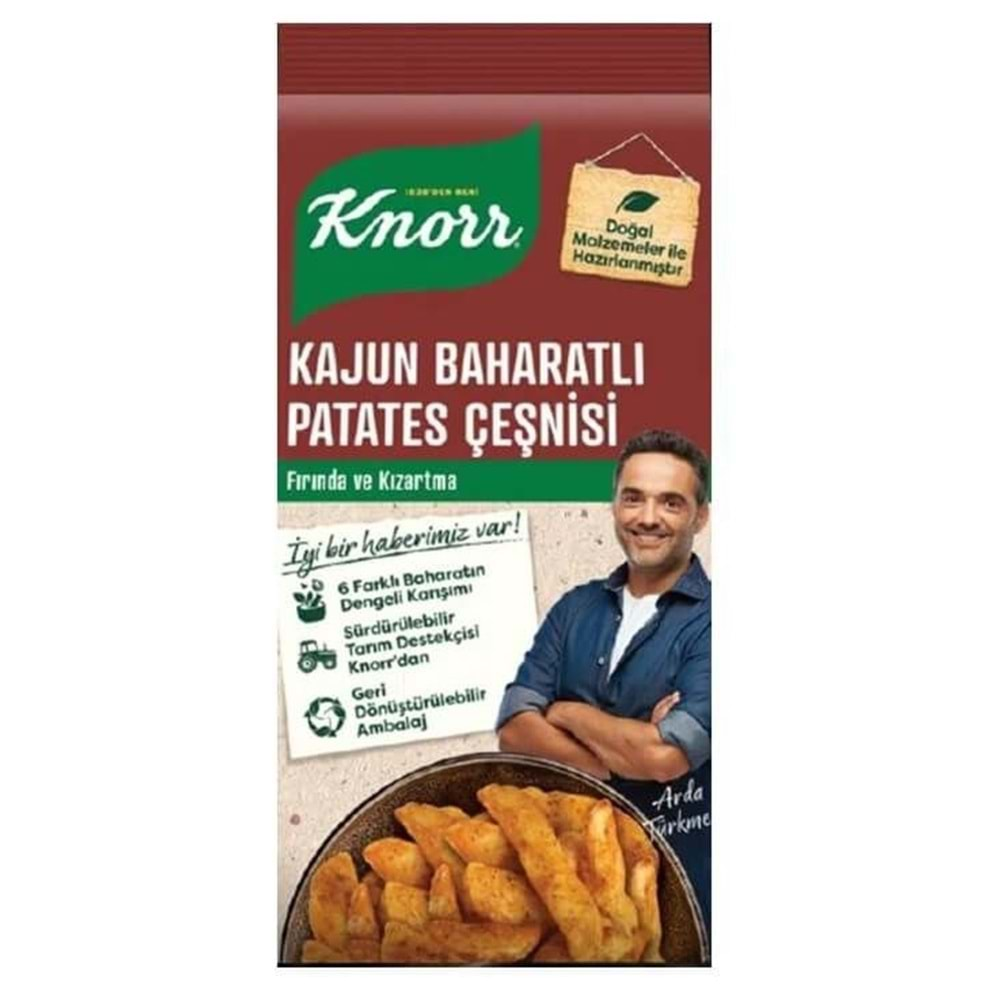 Knorr Kajun Baharatlı Patates Çeşnisi 60 Gr