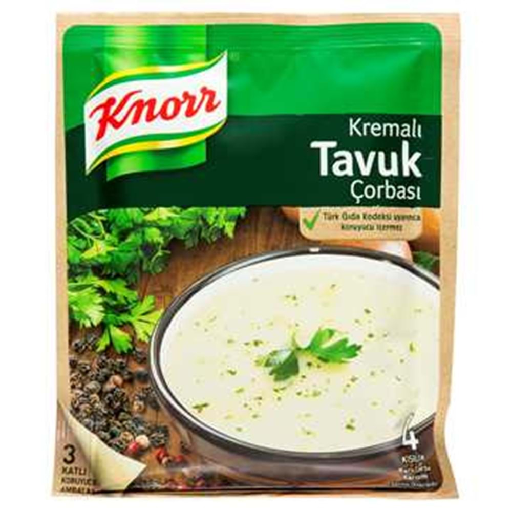 Knorr Hazır Çorba Kremalı Tavuk 65 Gr