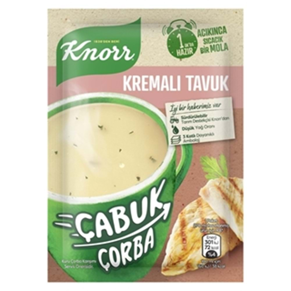 Knorr Kremalı Tavuk Çabuk Çorba 18 Gr