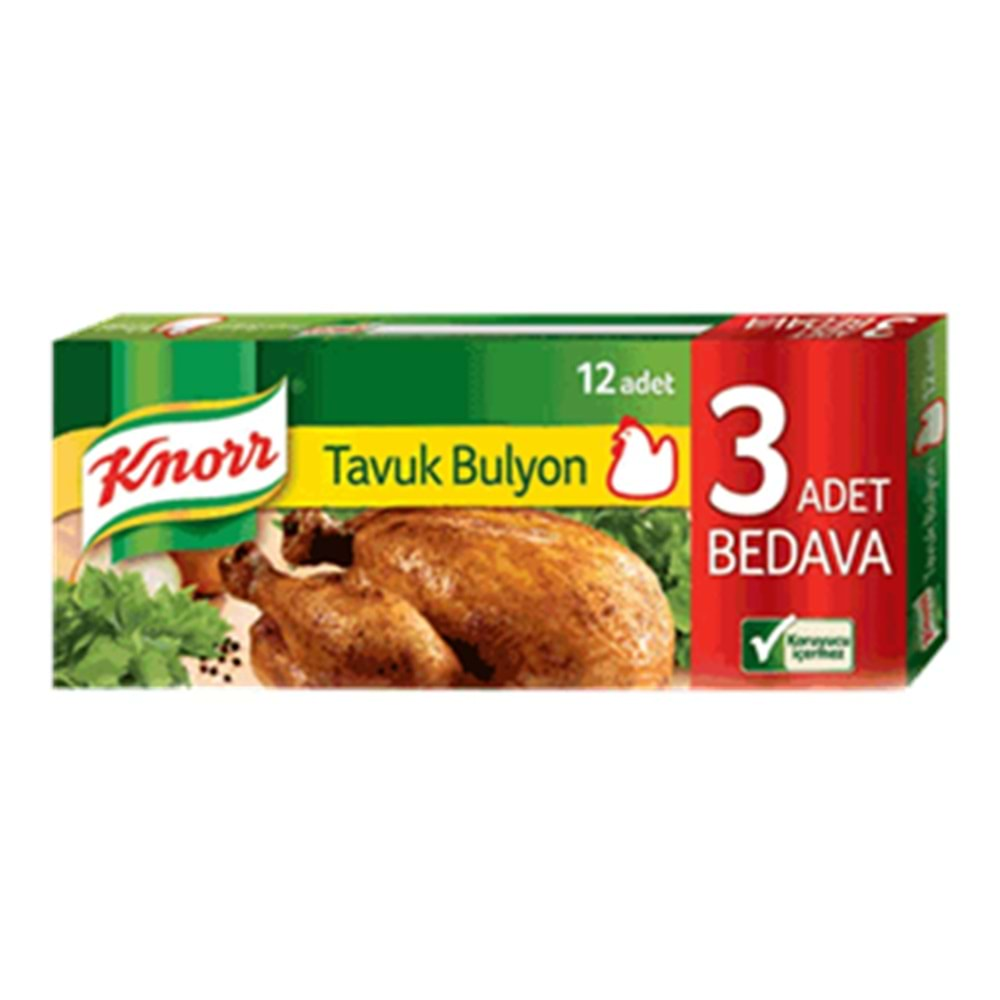 Knorr Tavuk Suyu Bulyon 12'li 120 Gr