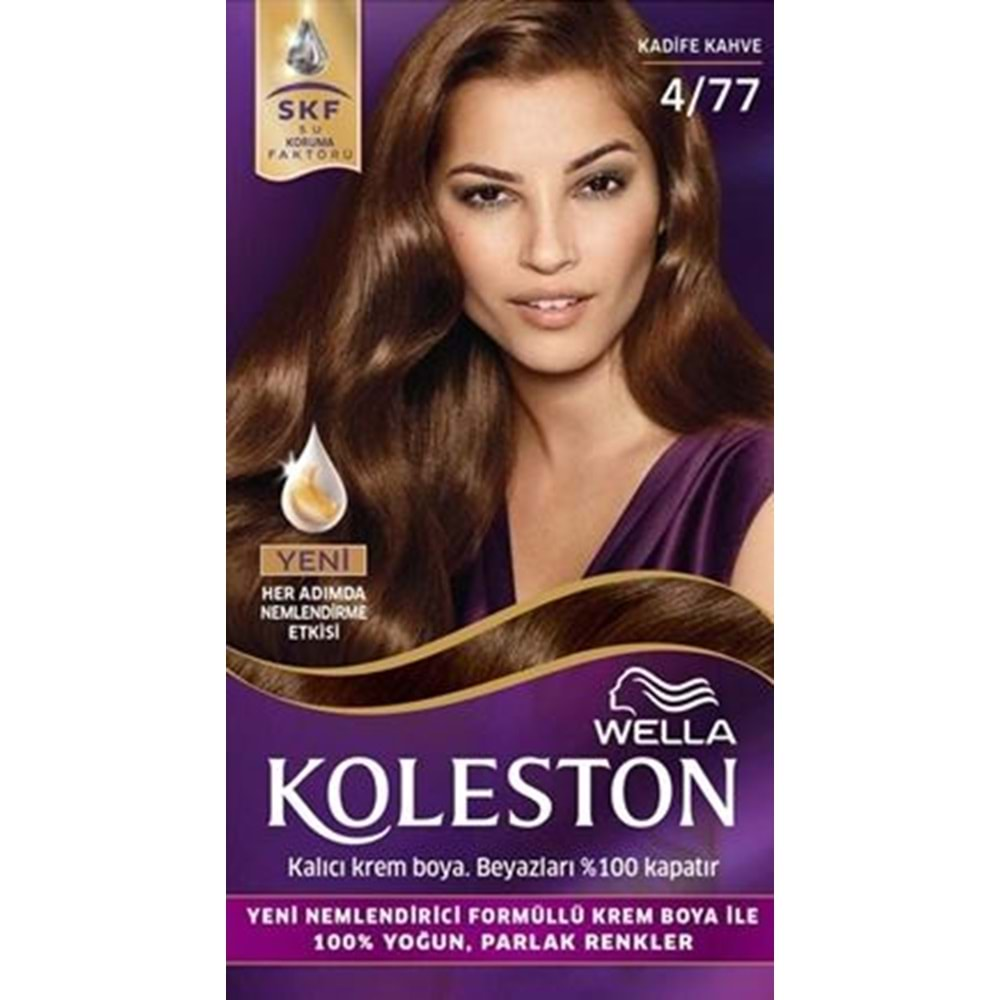 Wella Koleston Set Saç Boyası 4/77 Kadife Kahve