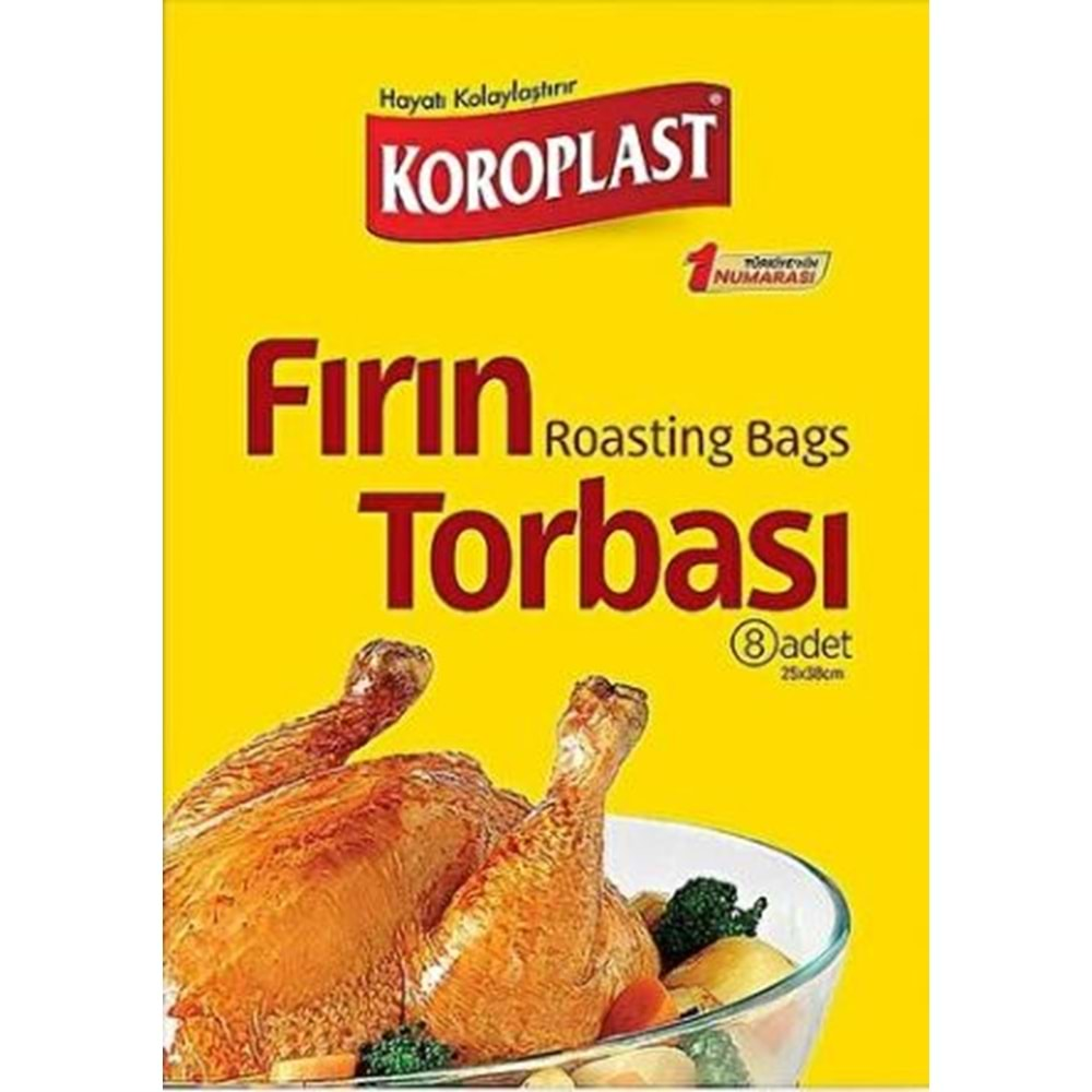 Koroplast Fırın Torbası 25x38 Cm 8'li