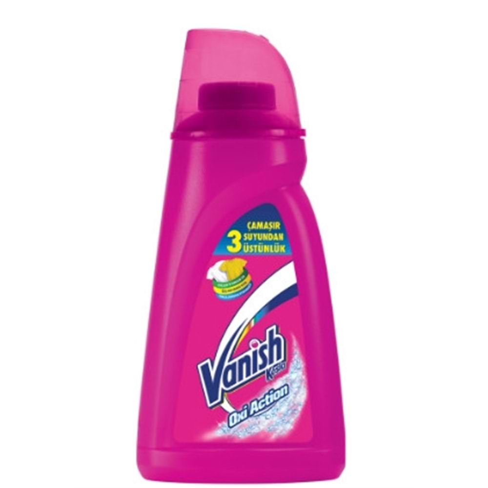 Vanish Kosla Oxi Action Leke Çıkarıcı Pembe Sıvı 3 lt