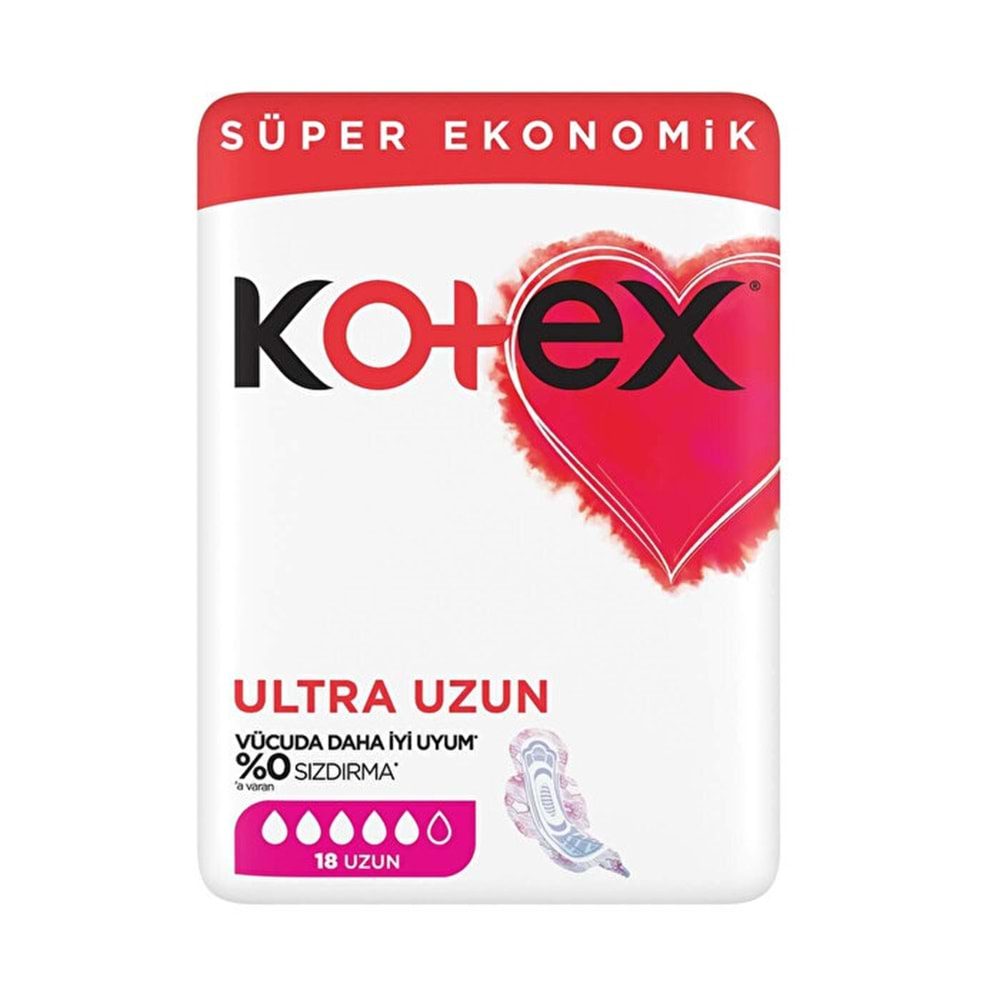 Kotex Ped Ultra Uzun 18 Li