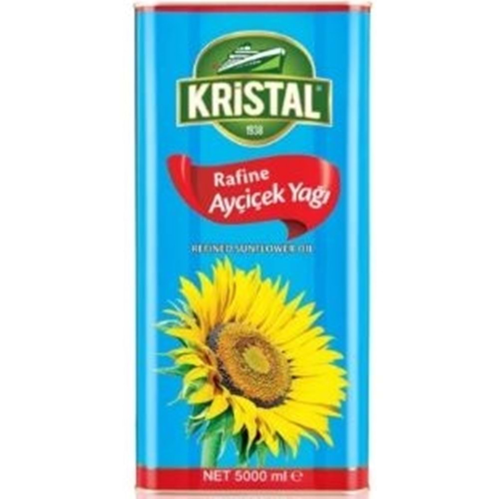 Kristal Ayçiçek Yağı 5 Lt