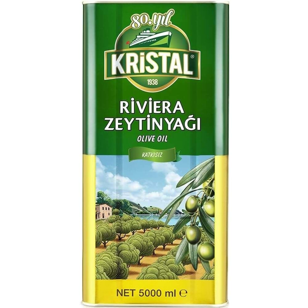 Kristal Riviera Zeytinyağı 5 Lt