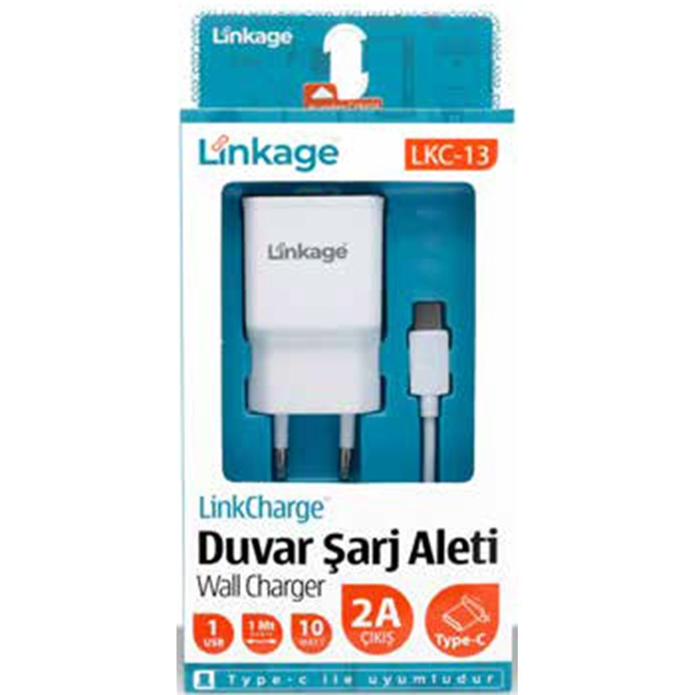 Linkage Type C 2.1 Amper Kablolu Hızlı Şarj Cihazı Seti