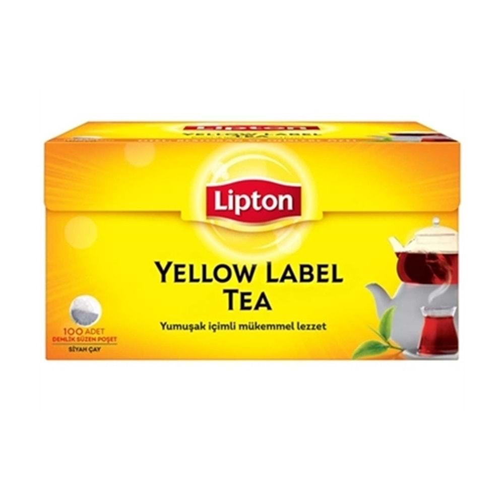 Lipton Yellow Label Demlik Poşet Çay 100'lü 320 gr