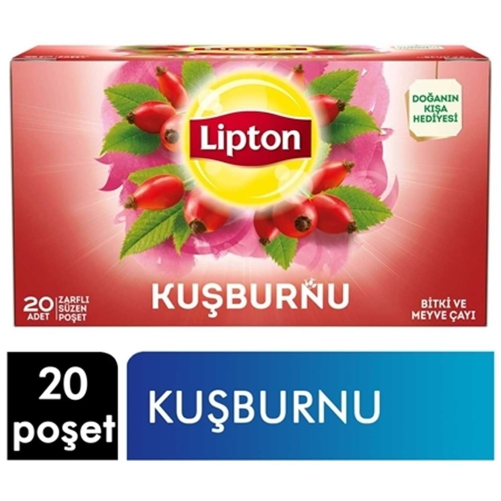 Lipton Kuşburnu Bitki Çayı 20'li 20 Gr