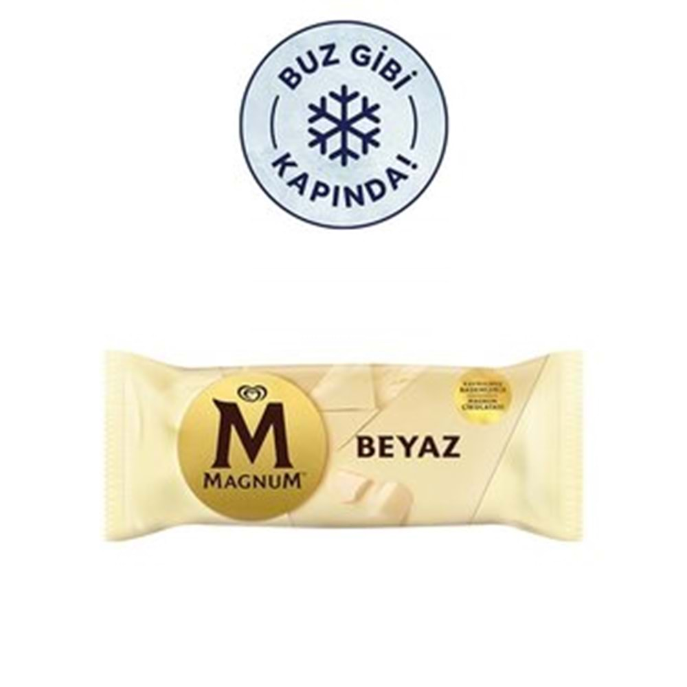 Magnum Beyaz Çikolata Parçacık 74 gr