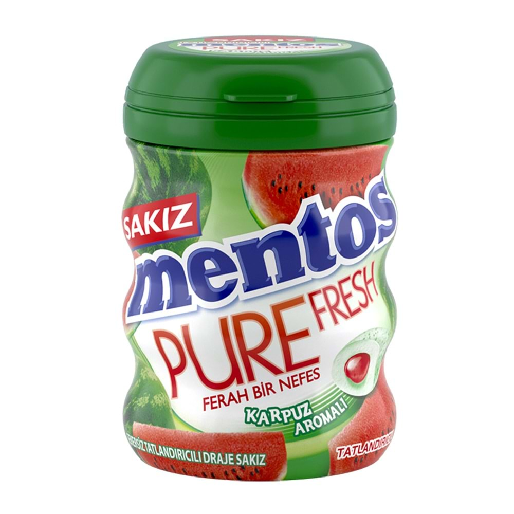 Mentos Pure Fresh Karpuz Aromalı Draje Sakız 60 Gr