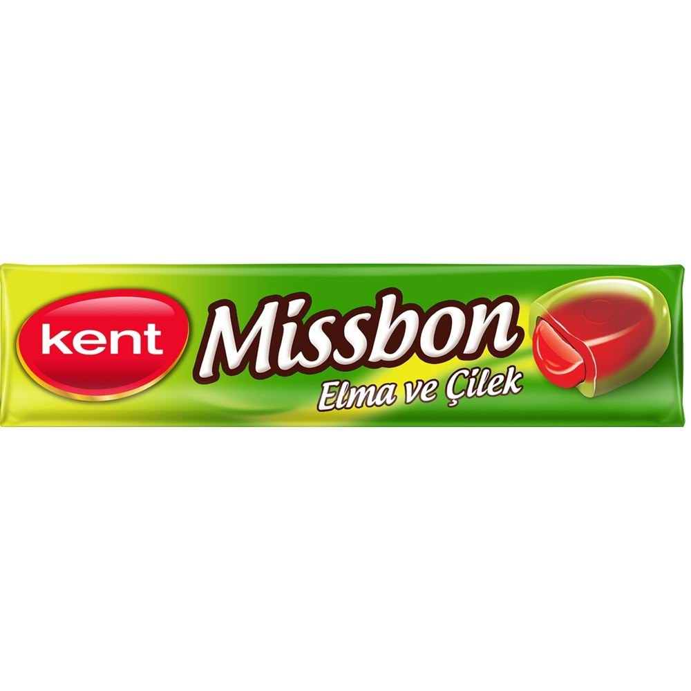 Missbon Coctail Elma Ve Çilek Aromalı 43 Gr