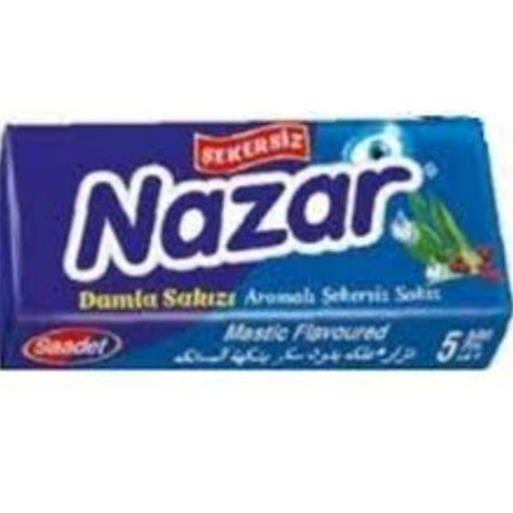 Nazar 5`Li Damla Aromali Sakız