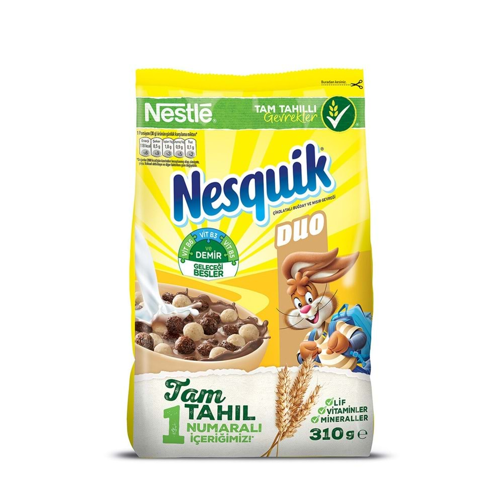 Nesquik Duo Kahvaltılık Gevrek 310 Gr