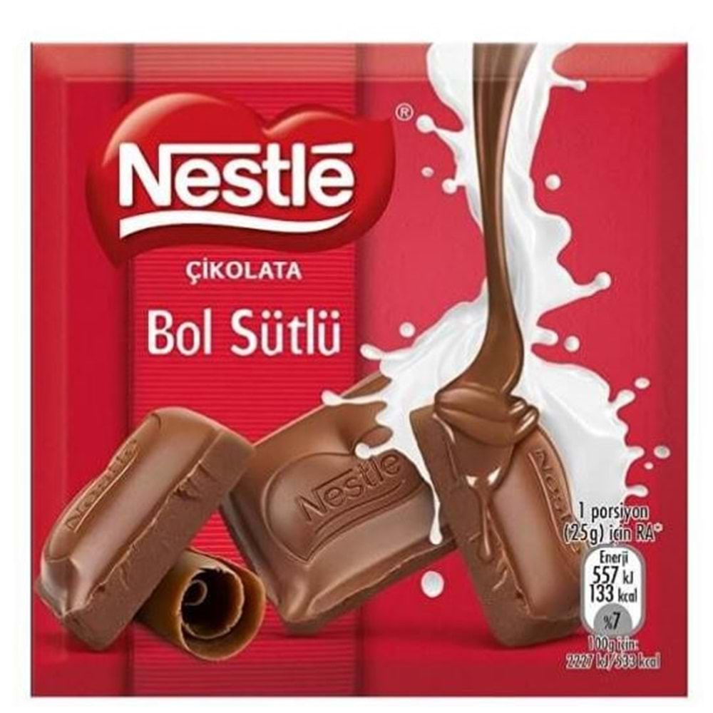 Nestle Classic Bol Sütlü Çikolata 60 Gr