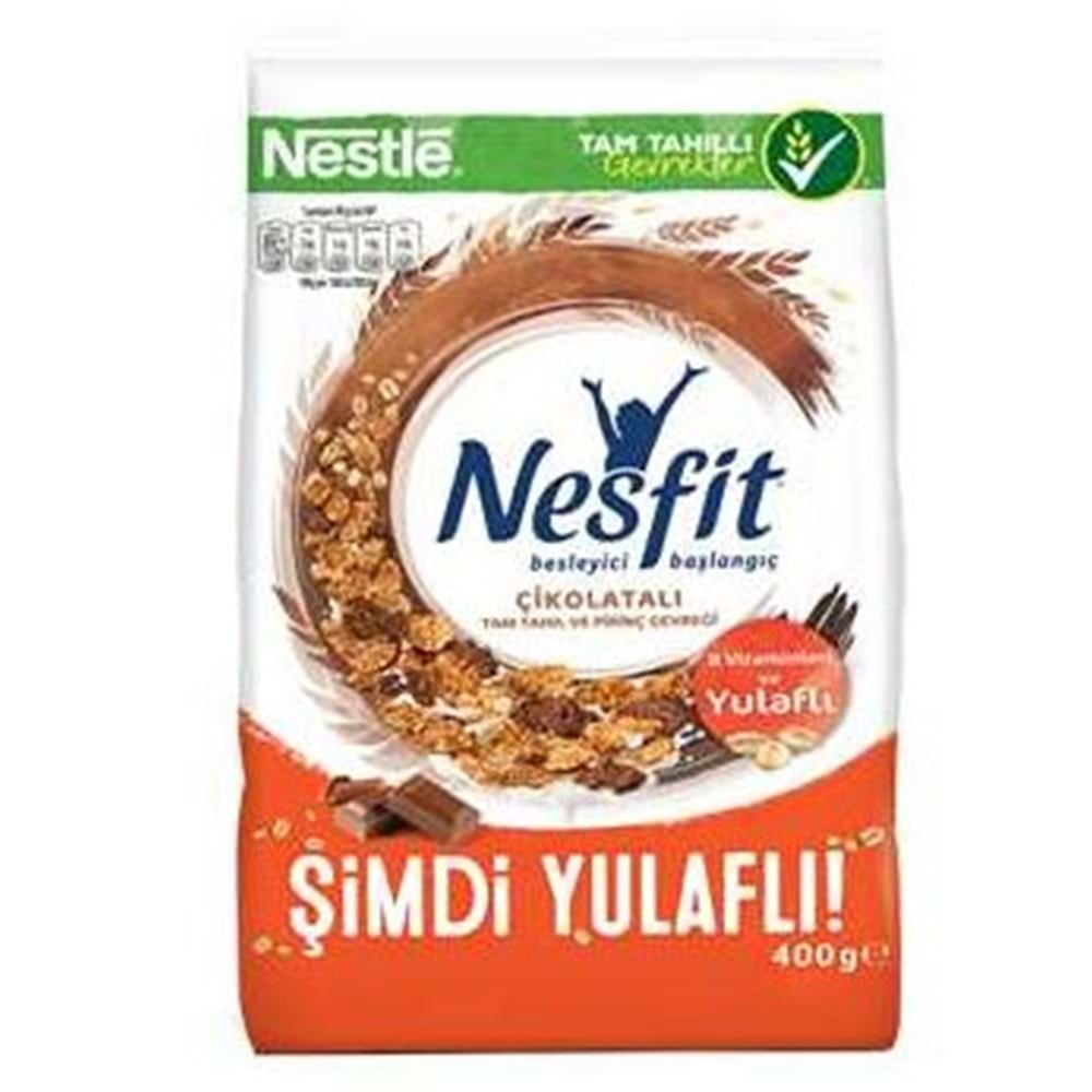 Nesfit Çikolatalı Kahvaltılık Gevrek 400 Gr