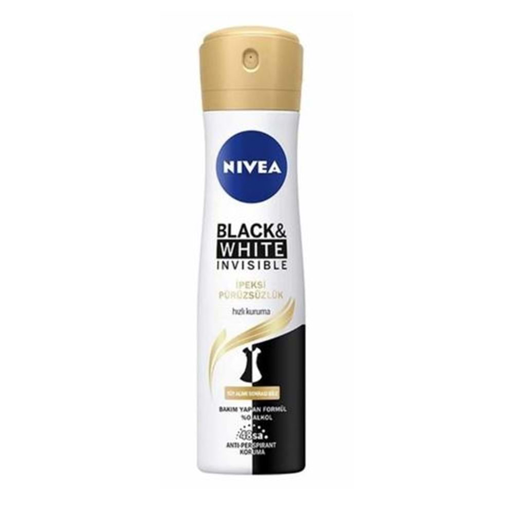 Nivea Deodorant Bayan 150 Ml Invısıble Black White