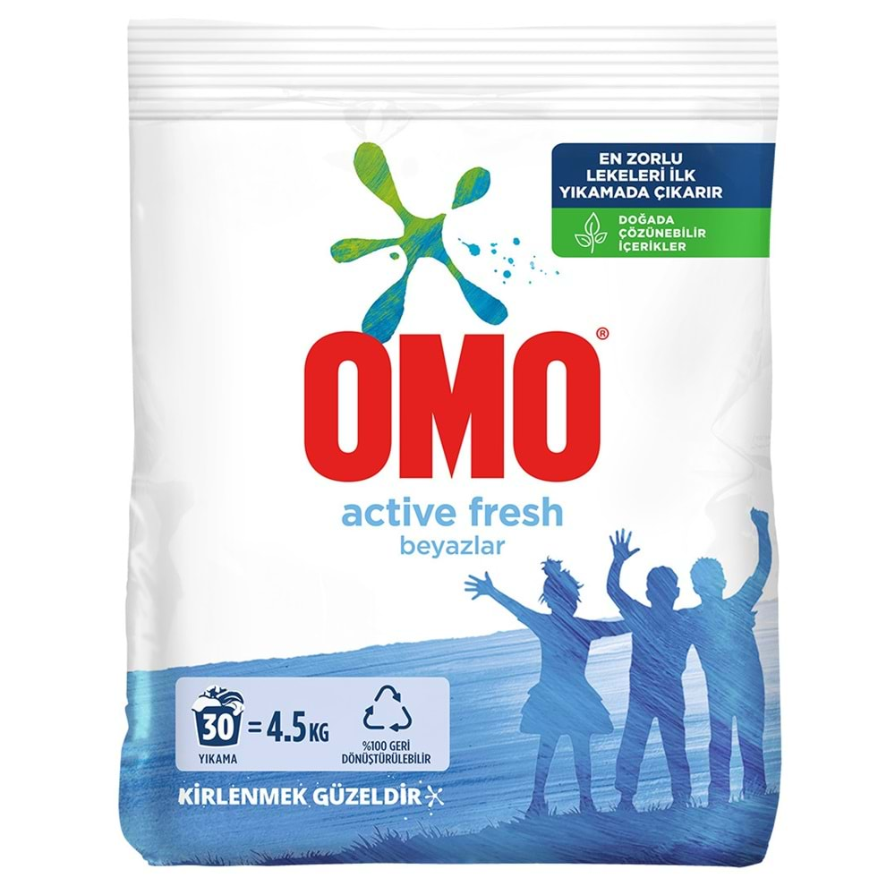 Omo Matik Active Fresh 4,5 Kg Beyazlar