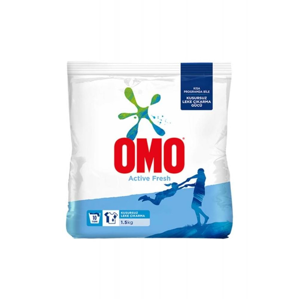 Omo Active Fresh Toz Çamaşır Deterjanı 1,5 Kg