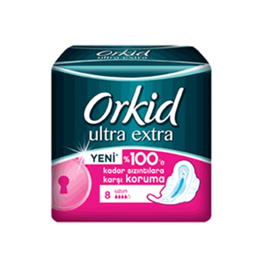 Orkid Ultra Extra Hijyenik Ped Uzun Tekli Paket 7 Ped