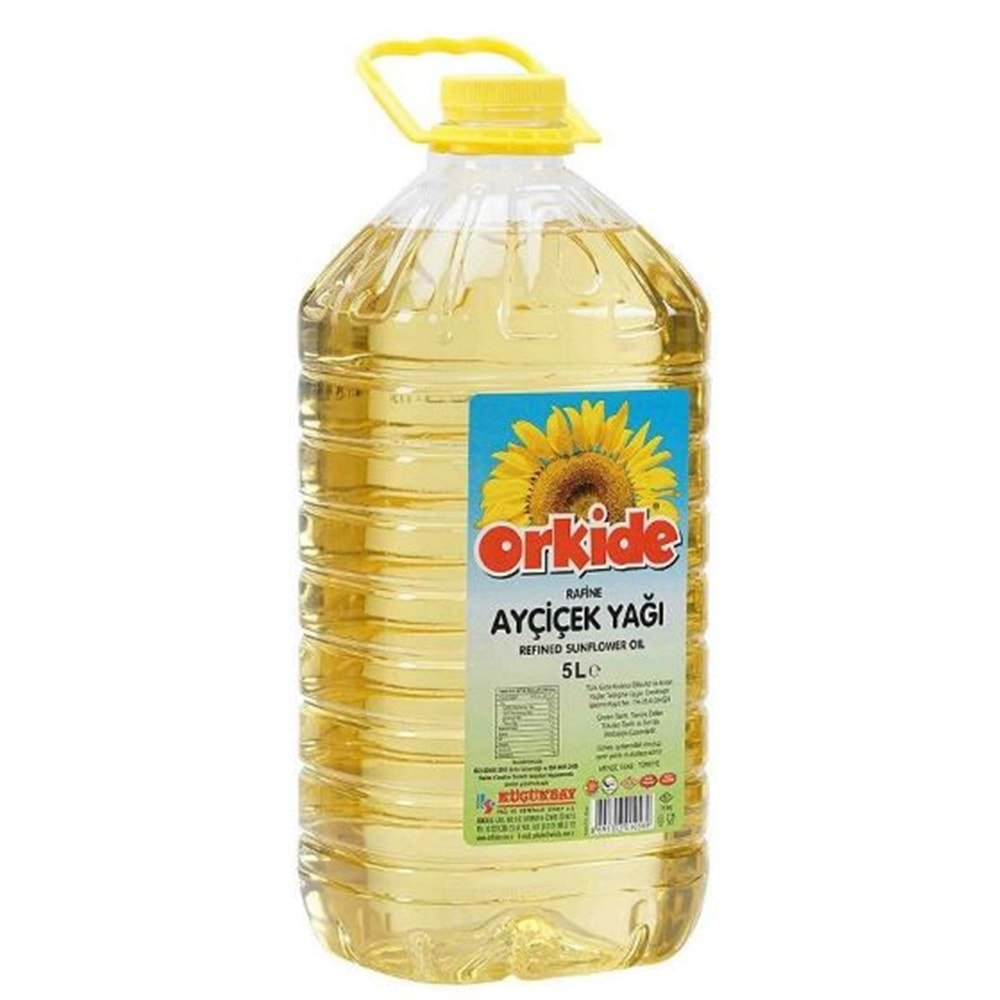 Orkide Ayçiçek Yağı 5 Lt Pet