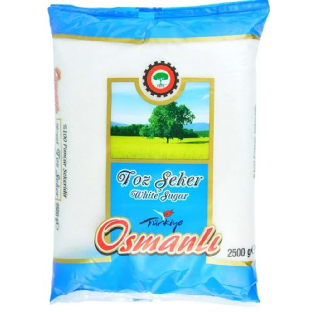 Osmanlı Toz Şeker 2,5 Kg