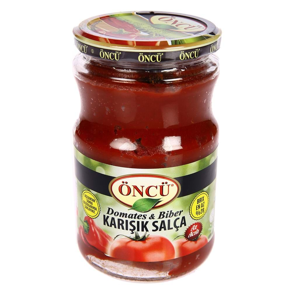 Öncü 3 Lezzet 1 Arada (Domates-Tatlı & Acı Biber) 700 Gr Salça