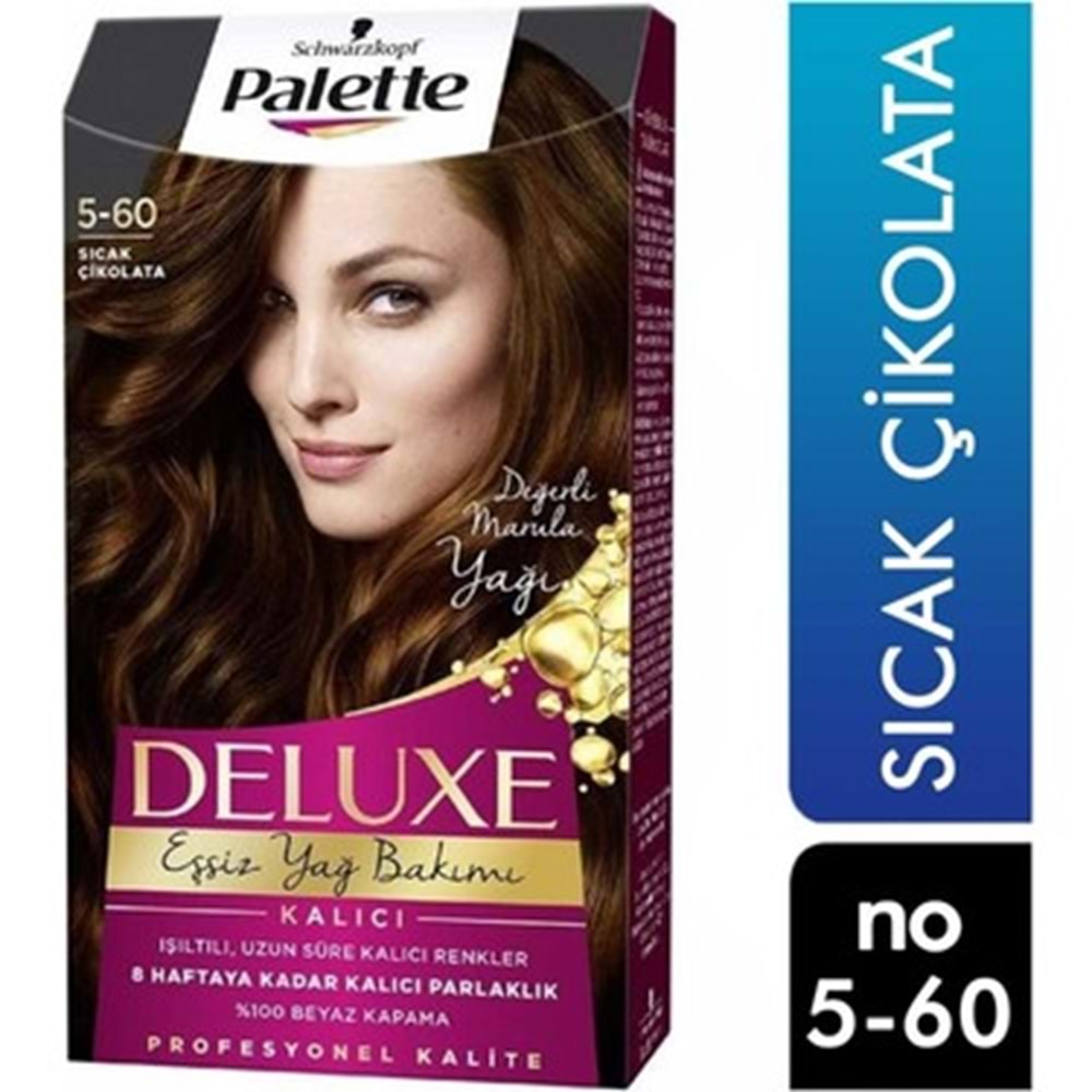 Palette Deluxe Saç Boyası Sıcak Çikolata 5-60