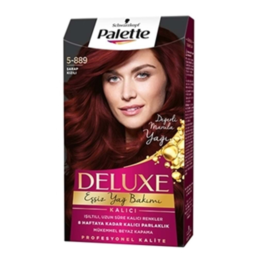 Palette Deluxe 5-889 Şarap Kızılı