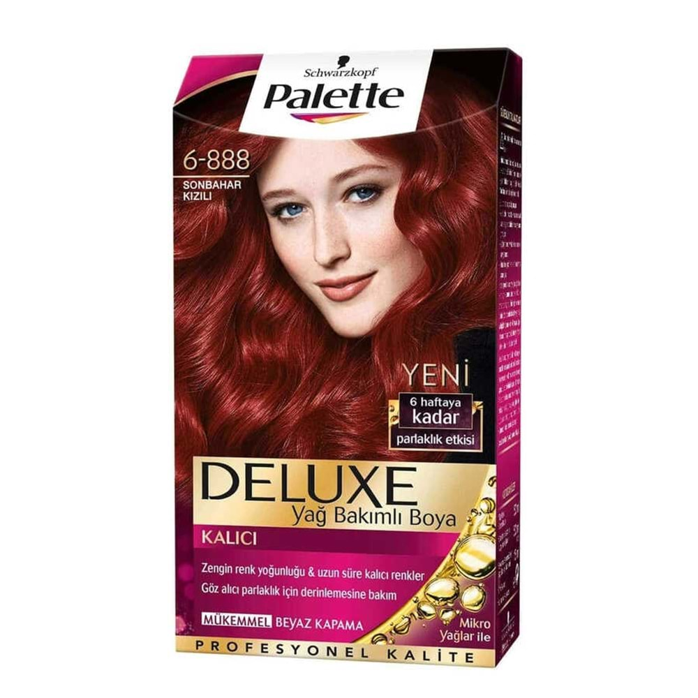 Palette Deluxe 6-888 Yakut Kızılı