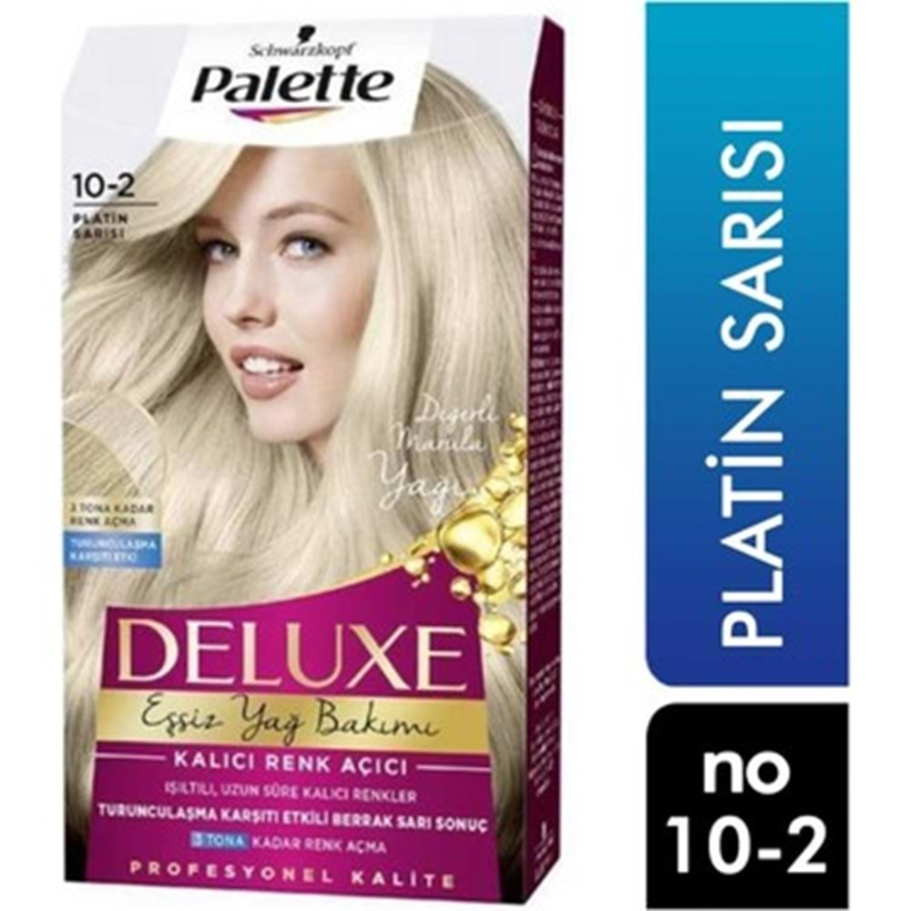 Palette Deluxe 10/2 Platin Sarısı