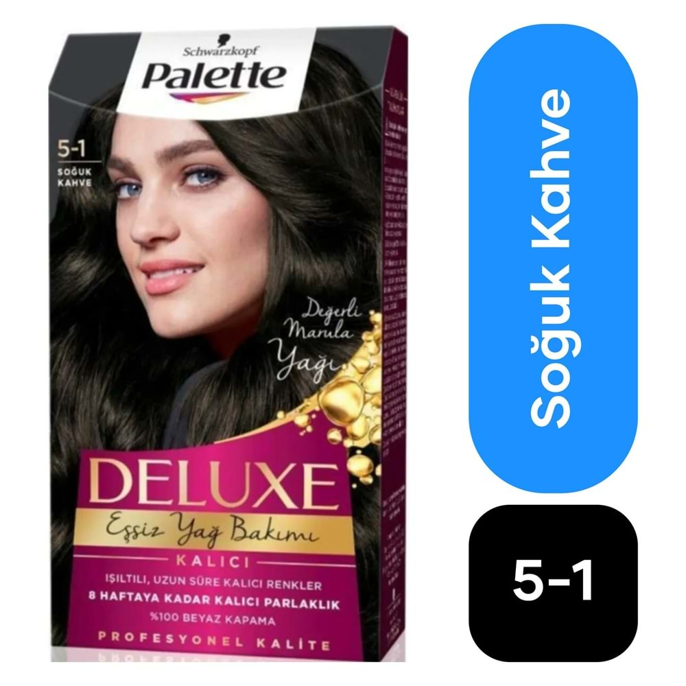 Palette Deluxe 5-1 Soğuk Kahve Saç Boyası