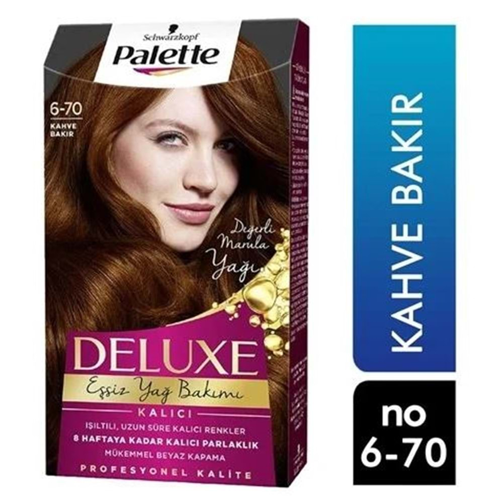 Palette Deluxe 6-70 Kahve Bakır