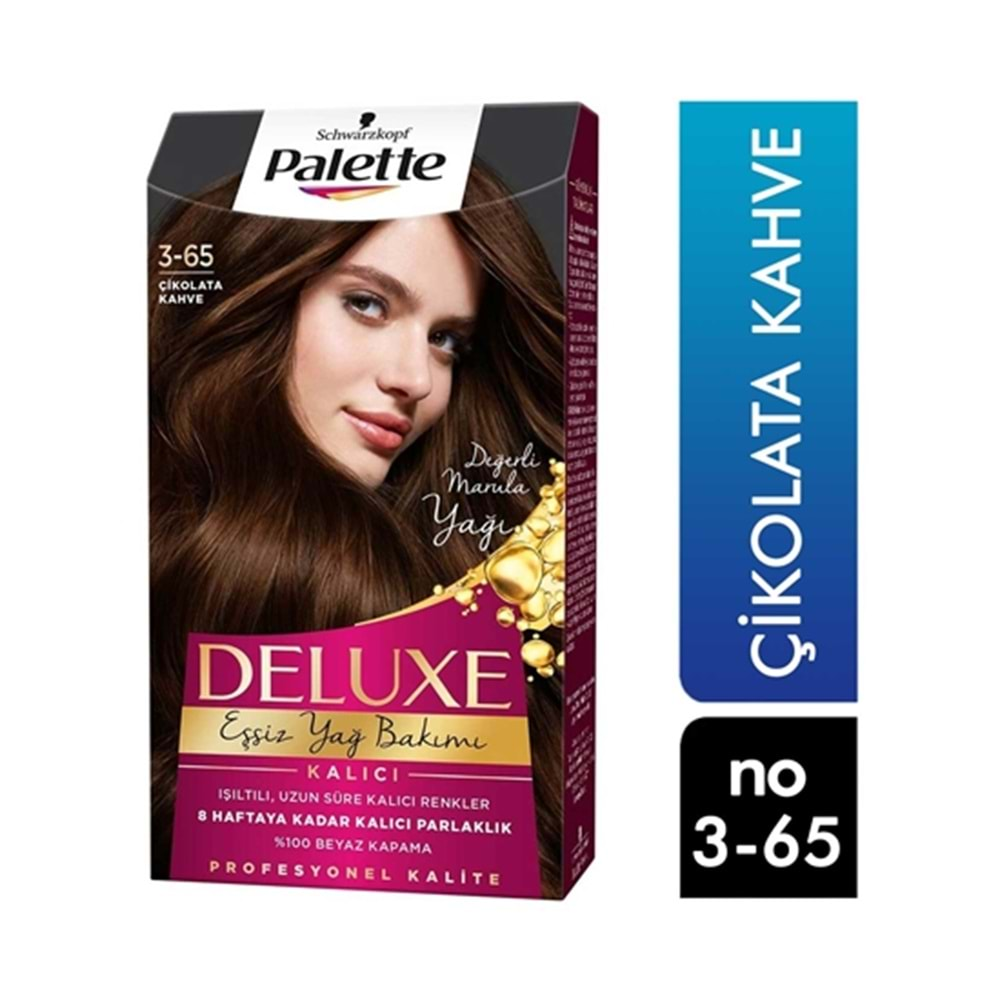 Palette Deluxe Saç Boyası No:3.65 Çikolata Kahve