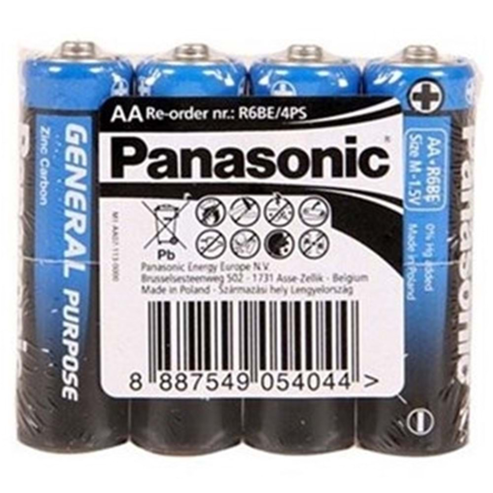 Panasonic Kalem Pil 4 Lü