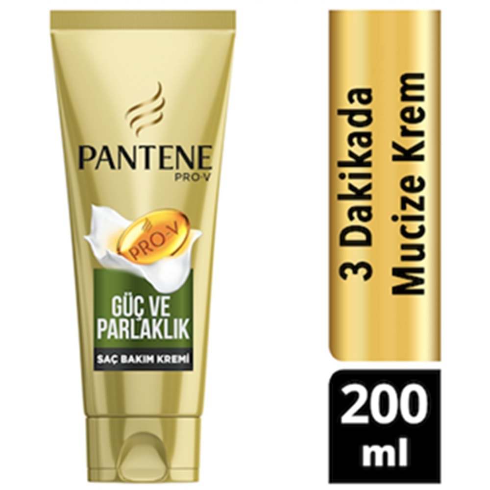 Pantene 3 Dakikada Mucize Güç ve Parlaklık 200 ml Saç Kremi