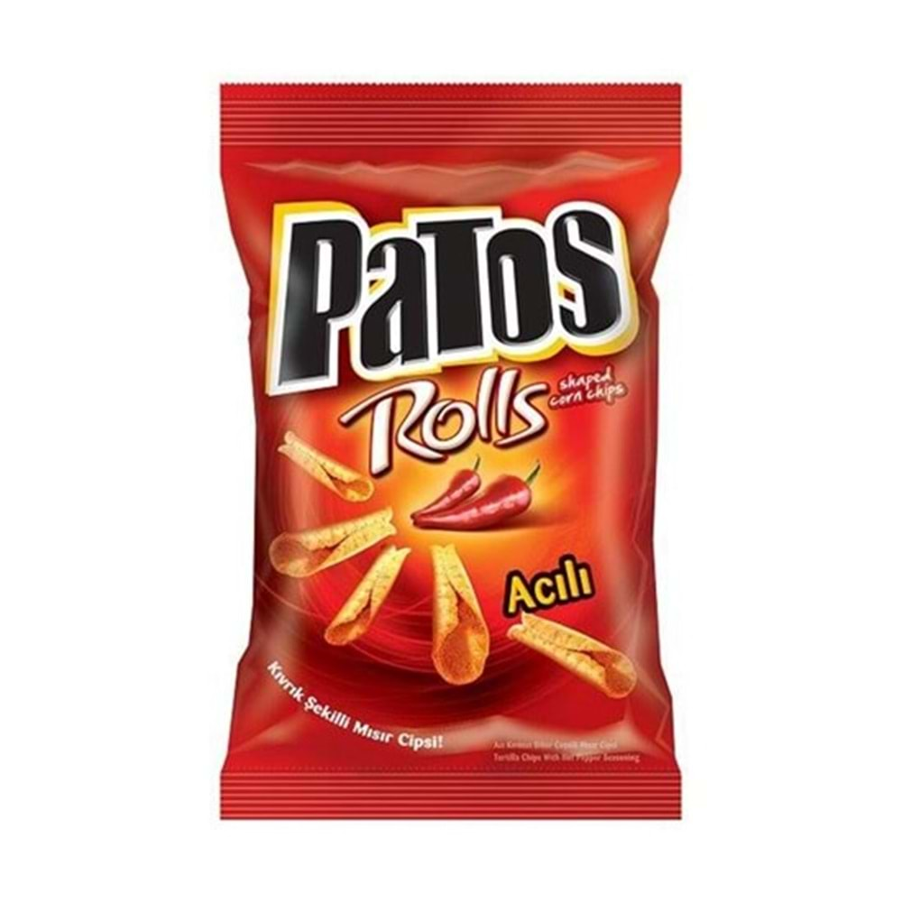 Patos Rolls Acılı Cips 167 Gr