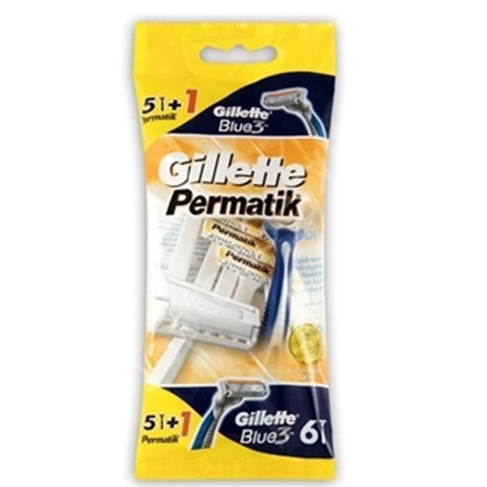 Gillette Tıraş Bıçağı 6'lı Poşet