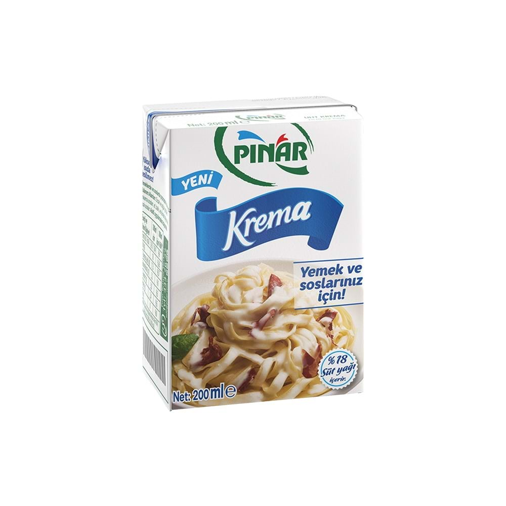 Pınar Krema 200 ml (Yemek ve Sofralar İçin)