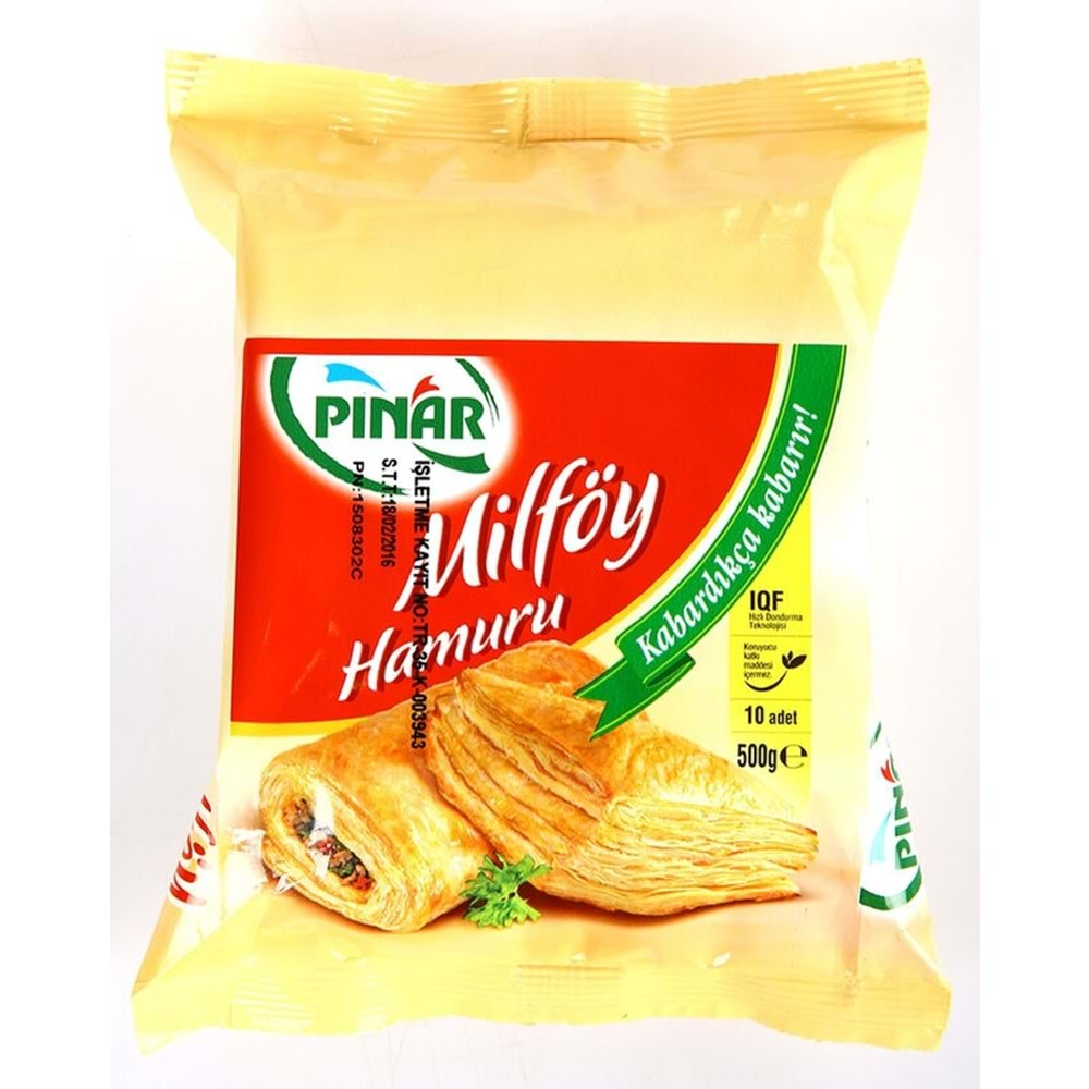 Pınar Milföy 500 Gr 10 Lu