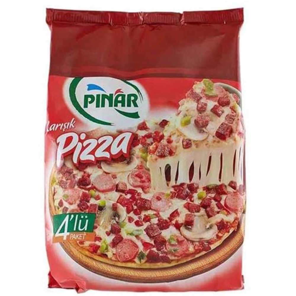 Pınar Pizza Karışık 4 Lü