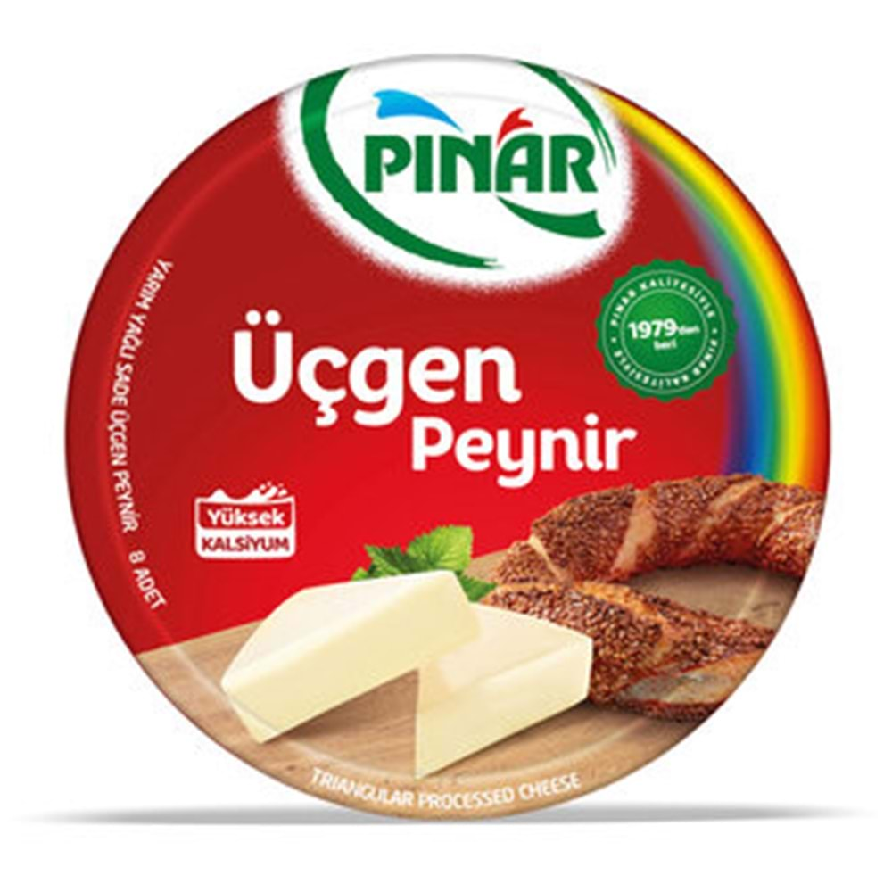 Pınar Yarım Yağlı Sade Üçgen Peynir 100 Gr