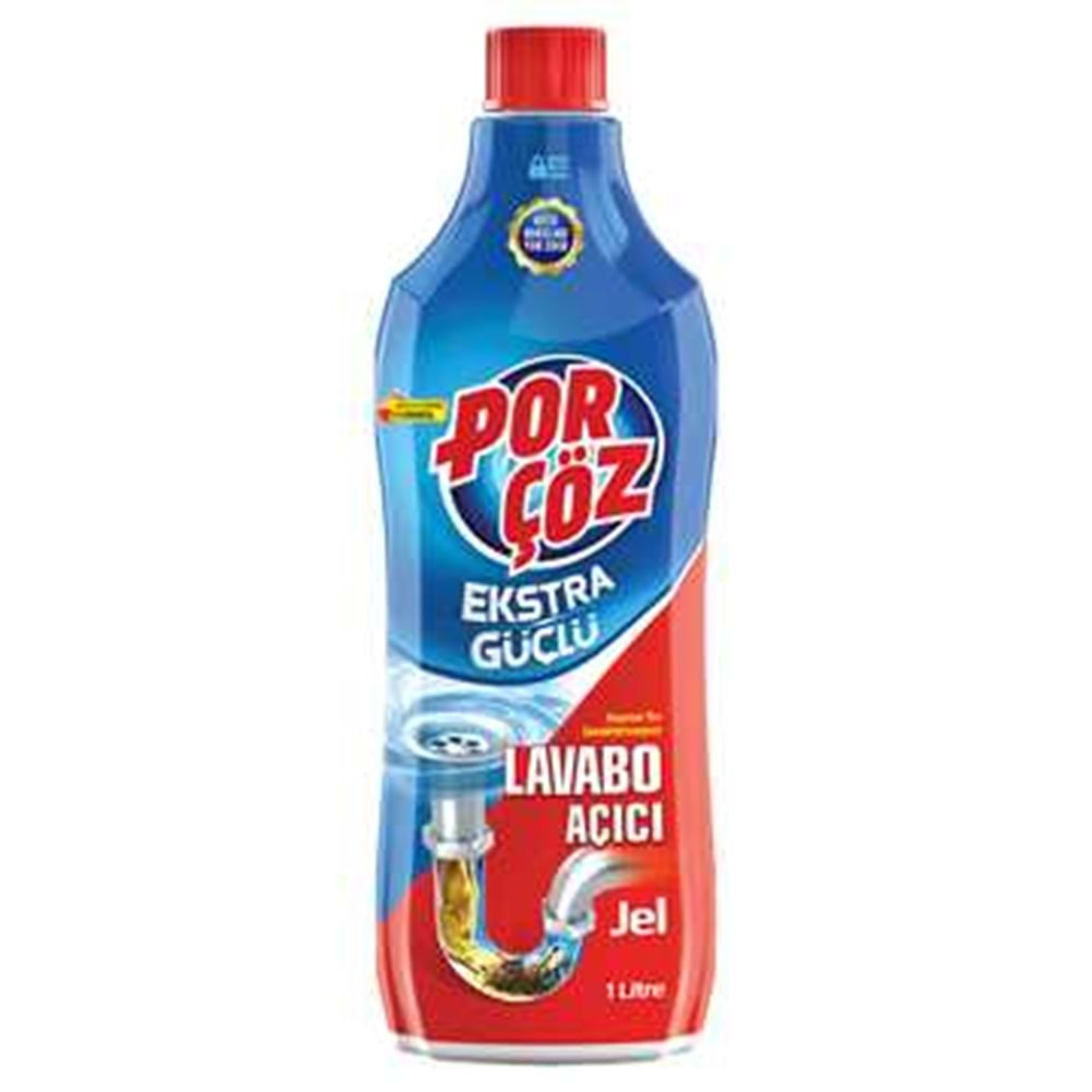 Porçöz Lavabo Açıcı Jel 1 Lt