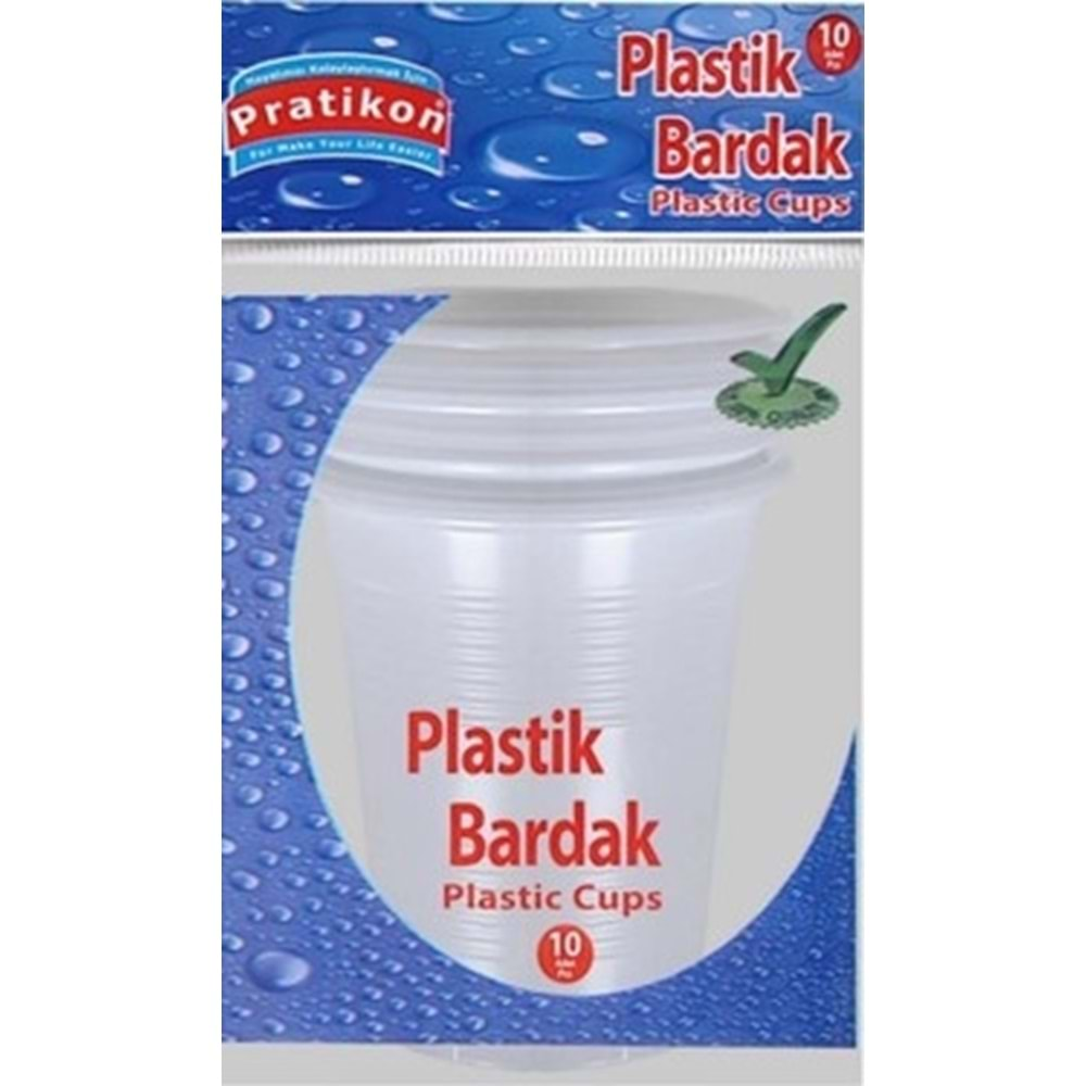 Pratikon 10'lu Plastik Bardak