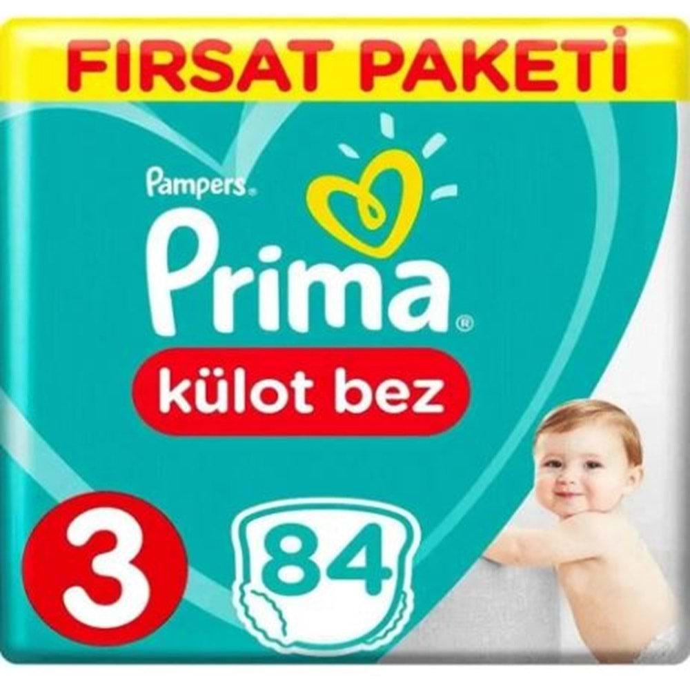 Prima Pants No: 3 Midi 84 Adet Külot Bebek Bezi