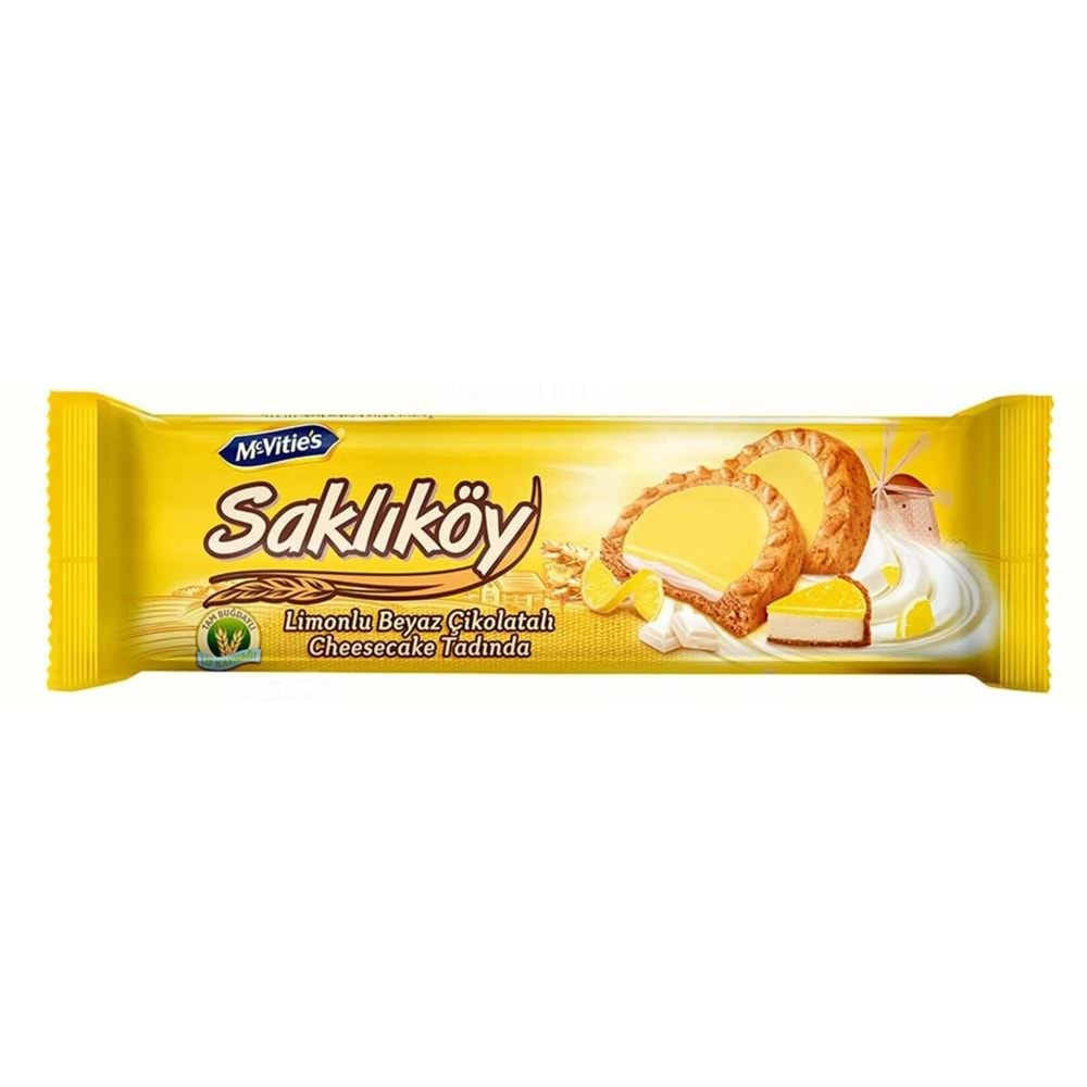 Ülker Saklıköy Limonlu Beyaz Çikolatalı Bisküvi 100 Gr