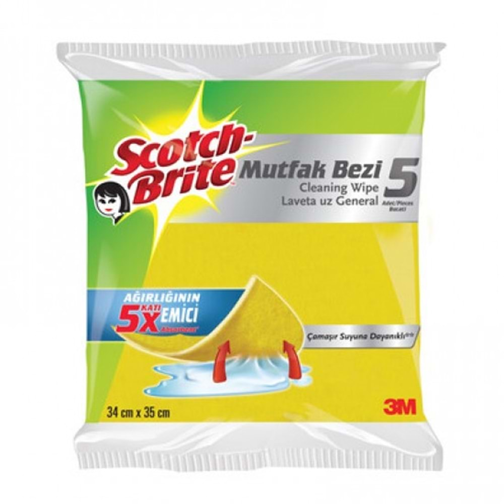 Scotch Brite Mutfak Temizlik Bezi 5'li